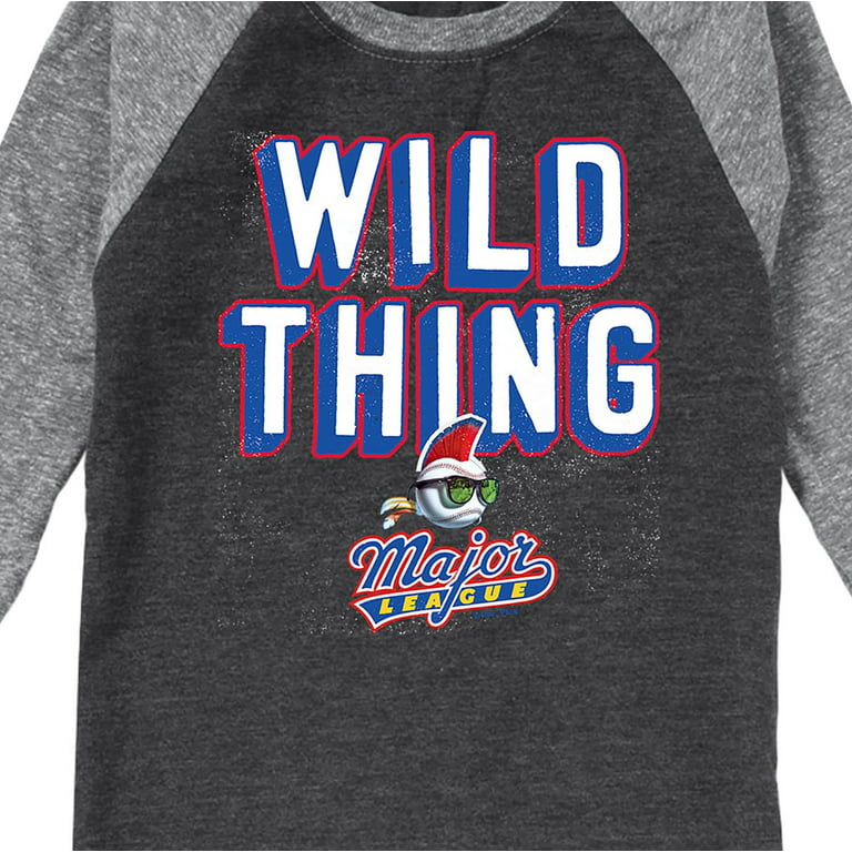 Major League - Wild Thing - Toddler And Youth Raglan Graphic T-Shirt