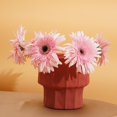 thumbnail image 1 of Florero decorativo Soledad maceta de resina creativa interior escritorio Naranja 9.5x12x12.5CM, 1 of 9
