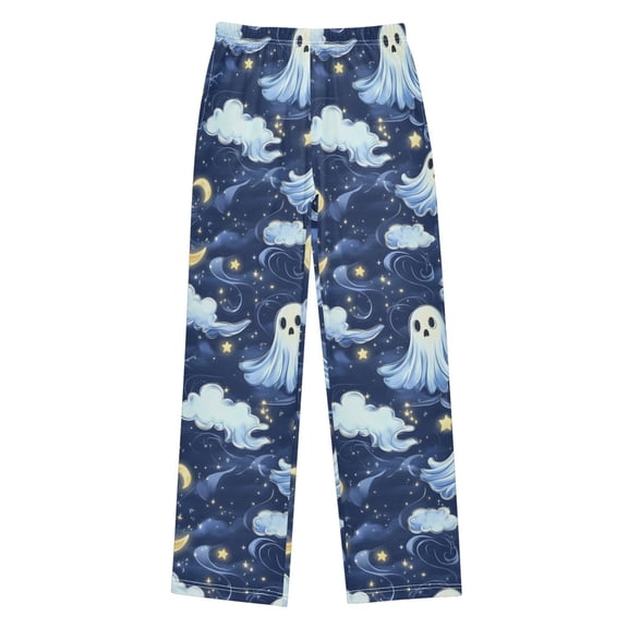 Halloween Themed Ghost Pajama Pants Soft Lightweight Lounge Pants Bottoms Sleep Pants Warm Comfy