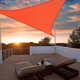 thumbnail image 2 of Yescom 11 Ft 97% UV Block Triangle Sun Shade Sail Heavy Duty HDPE Canopy Garden Yard, 2 of 10