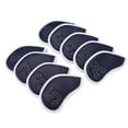 thumbnail image 1 of Couvre-têtes de Putter, 9 Pcs/ensemble Couvre-Têtes de Club de Golf en Fer Grande Capacité, 1 of 7