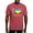 Crimson Red, variant on CafePress - I Love Ukraine Native Ukrainian Flag T Shirt - Mens Comfort Colors Shirt
