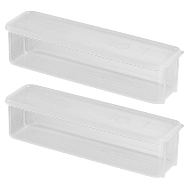 2 cajas de almacenamiento y cajón for verduras, contenedor de espagueti con tapas, contenedores ahorradores de fruta