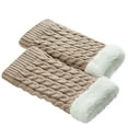 thumbnail image 4 of Fgnfyis Knee Warmers and Leg Warmers Made with Knitted and Thickened Wool for Warm Boots and Warmers Cozy Sock Sleeves Beige One Size, 4 of 5