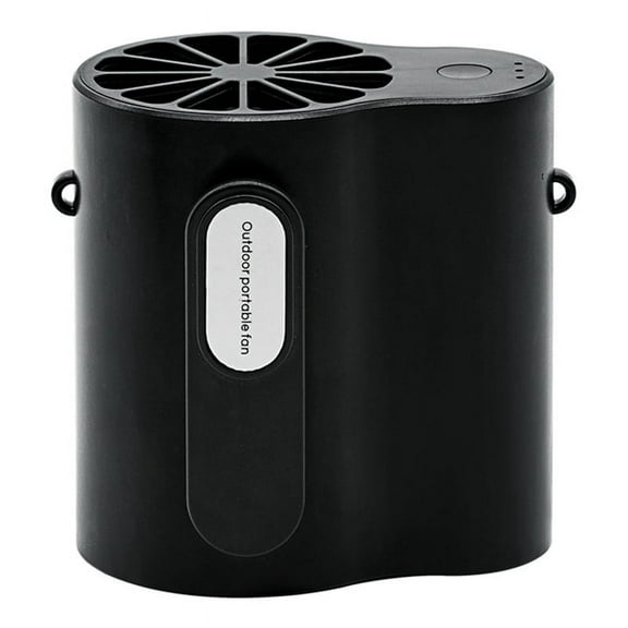 Portable Cooling Clip Fan, Waist Fan, Powerful Small Personal Portable Shirt Fan, Outdoor Undershirt Fan Black
