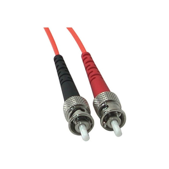 C2G 3m LC-ST 62.5/125 Duplex Multimode OM1 Fiber Cable - Orange - 10ft - Patch cable - LC multi-mode (M) to ST multi-mode (M) - 3 m - fiber optic - duplex - 62.5 / 125 micron - OM1