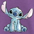 thumbnail image 2 of Girl's Lilo & Stitch Sketch Stitch  Graphic Tee Purple Berry Medium, 2 of 4