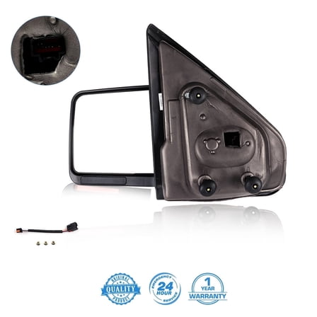 ECCPP Rear View Mirror Towing Mirror fit for 2004-2014 for F-150 with Left Side Power Heated ADP11643601S