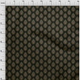 thumbnail image 3 of oneOone Silk Tabby Fabric Leaves|Floral & Paisley Block Print Fabric BTY 42 Inch Wide, 3 of 4