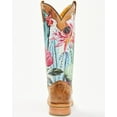 thumbnail image 6 of Tin Haul Womens Cactilicious Floral Square Toe Cowboy  Mid Calf Boots, 6 of 8