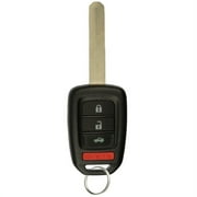 KeylessOption New Keyless Entry Remote Control Car Key Fob Replacement MLBHLIK6-1T for Honda Accord Civic CR-V