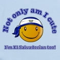 thumbnail image 2 of CafePress - Not Only Am I Cute I'm El Salvadorian Too! Infant - Baby Light Bodysuit, Size Newborn - 24 Months, 2 of 4