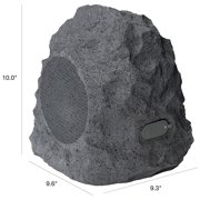 iLive Outdoor Bluetooth 20 Watts Power Rock Speakers with 2 USB charging cable, ISBW422G, Gray