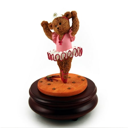 Thread Bears - Ballerina Threadbear Musical Figurine - Over 400 Song Choices - Dies Bildnis (aria from Magic Flute) - (Best Way To Go From Dark Brown To Light Brown)