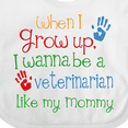 thumbnail image 4 of Inktastic Veterinarian Like Mommy Boys or Girls Baby Bib, 4 of 4