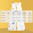 thumbnail image 3 of Sentuca Sleep Sack for Newborn 6-12 Months 100% Cotton Soft Sleeping Bag Printing Double Zipper Waistcoat Baby Sleep Sacks,Multicolor, 3 of 7