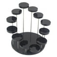 thumbnail image 4 of 12 Piece  Acrylic Ring Jewelry Display Stand Multi-layer  Jewelry Display Station - White, 4 of 9