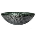 thumbnail image 3 of Silver Dots Glass Vessel Sink, 3 of 8