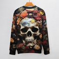 thumbnail image 3 of Gothic Skull Lover 2024 Autumn/winter Round Neck Sweater for Couples, 3 of 6