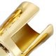 thumbnail image 4 of Alto Saxophone Mouthpiece Gold Color Metal Multifunctional Sax Mouthpiece Kit for Practice 7C, 4 of 4
