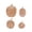 D, variant on AZXY 7PCS Halloween Decorations, Luxury Velvet Sequin Foam Pumpkin Collection, Halloween Pumpkins & Halloween Home Decor, Glam Holiday Display Accents, for Upscale Matching, Tiered Tray Styling, Gold