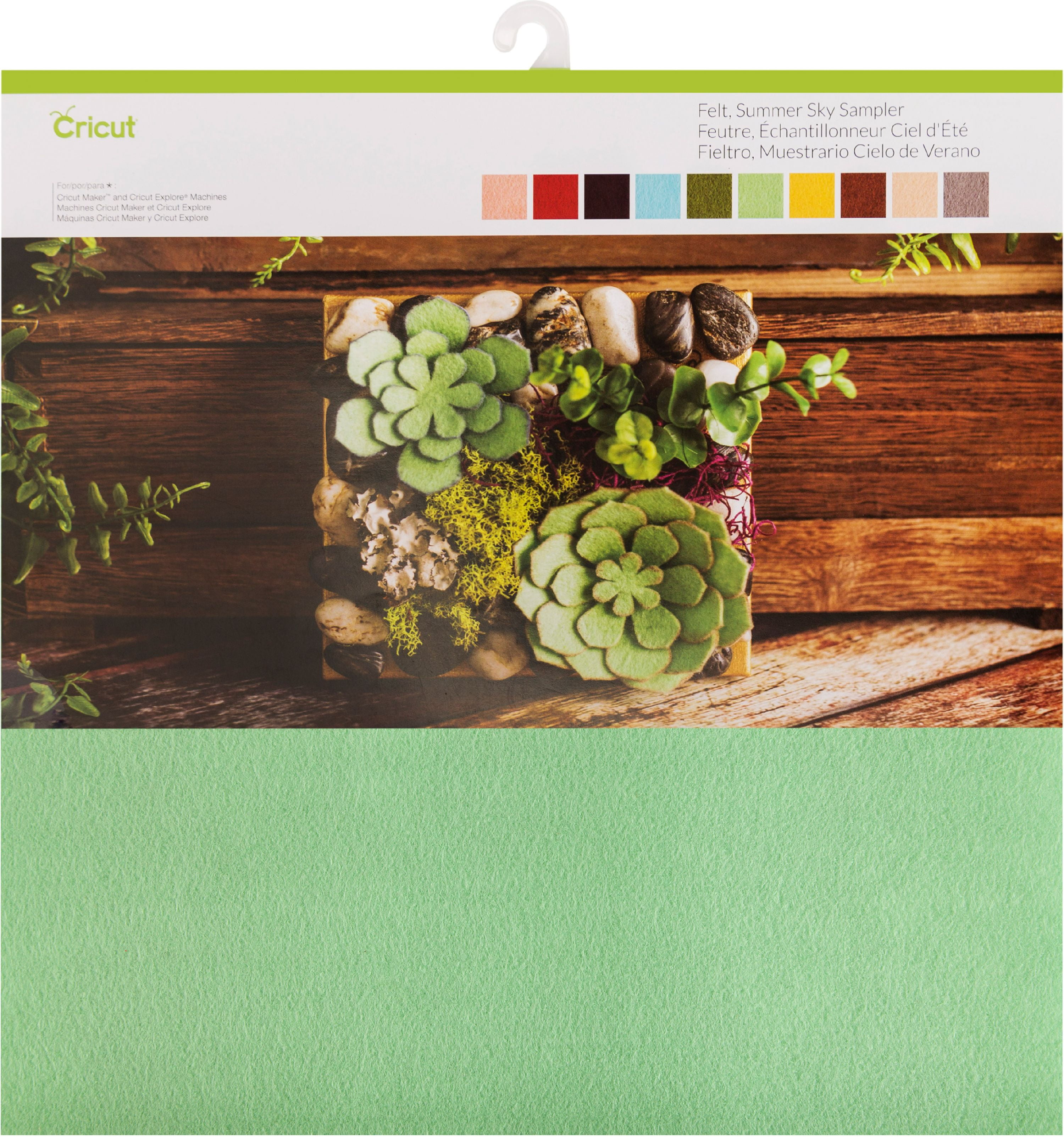 Cricut Felt, Summer Sky Sampler - 12'x12'