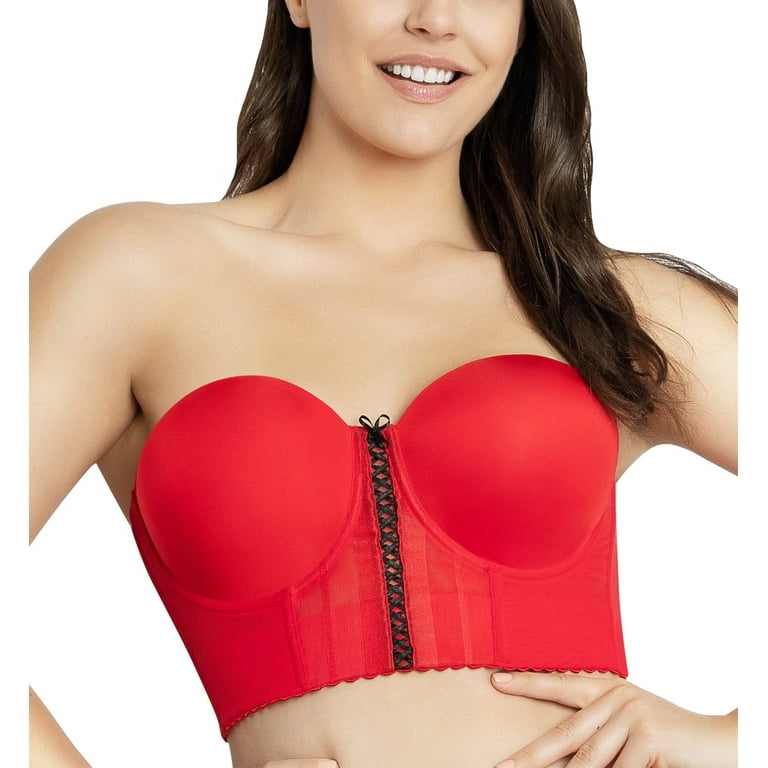 PARFAIT Women's Shea Longline Strapless Bra - Racing Red - 34J