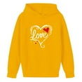 thumbnail image 4 of Sudaderas con capucha para niños y niñas, sudaderas casuales de manga larga, lindas sudaderas de gran tamaño con bolsillo de polar, chaquetas para niñas, 4 of 4