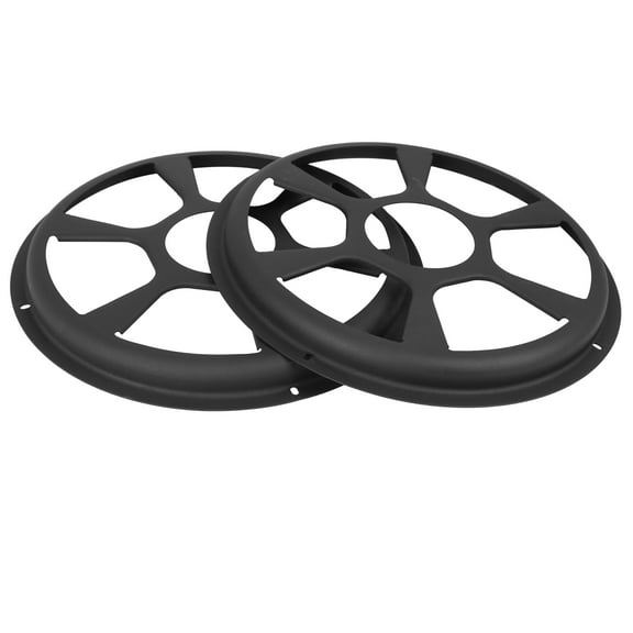 Universal 10 Inch Black Car Audio Speaker Cover Hollow Mesh Sub Woofer Subwoofer Grill Horn Guard 2pcs