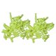 thumbnail image 5 of 100 señuelos de pesca blandos de cola curva, larvas, cola de paleta, cebos para carpas 1 cm, 5 of 9