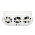 thumbnail image 2 of Fan 3-Fan Car Exhaust Fan USB Air Circulation Fan Ventilator Silent Air Vent Cooler Automotive Radiator Cooling Fan With Independent Switch, 2 of 7