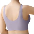 thumbnail image 4 of fatyb Women's Wireless Bras Full Coverage Removable Soft Padded Everyday Bras Smooth Back Pullover Bras, 4 of 4