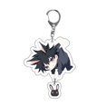 thumbnail image 1 of Jujutsu Kaisen Keychain Pendant, Gojo Cute Animation Peripheral Q Version Double-sided Transparent Acrylic Keychain Pendant, Anime Fan Double-sided Acrylic Keychain Pendant, 1 of 3