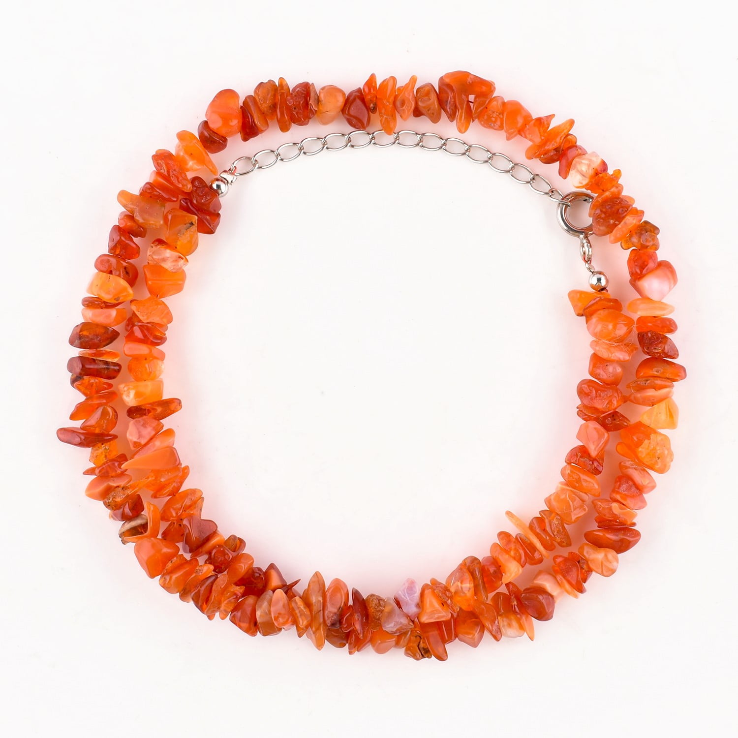 Natural Raw Mexican Fire Opal Gemstone Crystal Chips Nuggets Beads Handmade Jewelry Set For Women, Healing Chakra Crystal, Birthstone Rhodium Plating 925 Sterling Silver (Pack of 3)