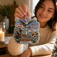 thumbnail image 4 of Clearance Gunhay Christmas Ornament 2026, USA 250th Anniversary Christmas Ornament Patriotic Christmas Acrylic Tree Keepsake 1776–2026 for Family, Eagle Shield, 4 of 7