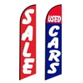 thumbnail image 1 of Car Auto Dealer Swooper Flutter Feather Flags 2 pack-SALE (Red)-Used Cars, 1 of 3
