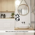 thumbnail image 5 of Cow Print Duplex Wall Plate Farm Animal White Black Brown Cow Skin Print Wall Plate Duplex Receptacle Plug Cover 1-Gang Light Switch Cover Plate Home Decorative Office 4.5" X 2.76", 5 of 7
