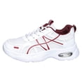 thumbnail image 5 of HEWUQI Women's Slip on Walking Shoes Cushion Running Tennis Shoes Arch Support Non Slip Sole Workout Gym Athletic Fashion Sneakers Red Size 6, 5 of 5