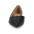 thumbnail image 5 of Journee Womens Cortni Slip On Pointed Toe D'Orsay Flats, Widths Available, 5 of 10