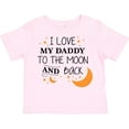 thumbnail image 3 of Inktastic I Love My Daddy to the Moon and Back Boys or Girls Toddler T-Shirt, 3 of 5