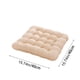 thumbnail image 3 of Cojines de asiento acolchados de pana de terciopelo beige, 16 pulgadas, cojines de suelo tatami, uso en el hogar, oficina, meditación, 3 of 8
