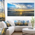 thumbnail image 1 of Beautiful Sunrise and Seashore - Large Seashore Canvas Wall Art, 1 of 4