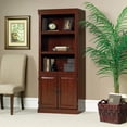 thumbnail image 2 of 71-inch High 3-Shelf Wooden Bookcase with Storage Drawer in Cherry Finish, 2 of 5