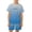 White, variant on Boys Casual Outfit Elastic Waist Classic Shorts and Short Sleeves Sets Lightweight Soft Summer Kids Daily Wear Sky Blue Size 11-12 Years