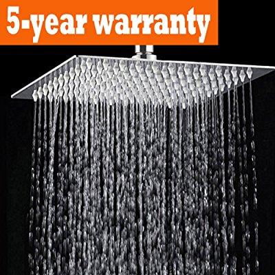 Ansvip 12 Inch Large Rain Shower Head Ultra Thin Luxury Rainfall Ansvip 12 Inch Large Rain Shower Head Ultra Thin Luxury Rainfall Showerhead For