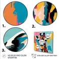 thumbnail image 3 of Designart "Pop Art Giraffe Portrait in Colorful Style III" Animals Framed Wall Art Decor - Modern Colorful Giraffe Entryway Framed Wall Art Print, 3 of 6