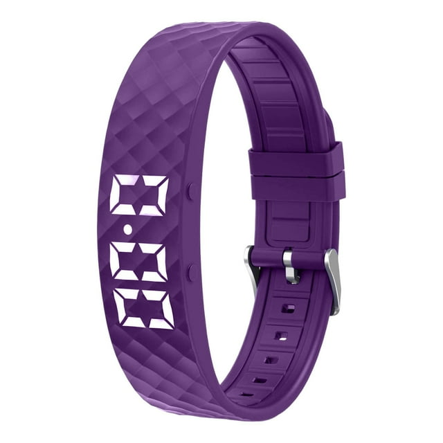 Rewenti Vibration Reminder Smart Wristband Sleep Monitoring Alarm Watch Sports Rechargeable Wristband