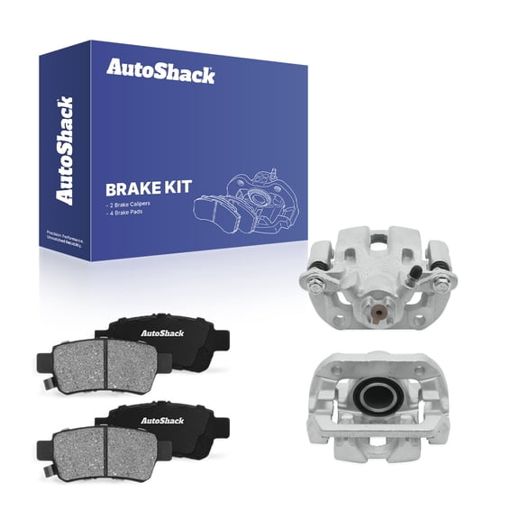 AutoShack Rear Brake Calipers   Ceramic Brake Pads Replacement for 2005-2010 Honda Odyssey 6-PC Kit