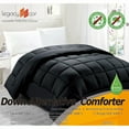 Legacy Decor Down Alternative Twin Size Comforter, Hypoallergenic Antidust Mite Antibacterial
