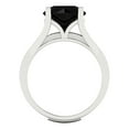 thumbnail image 4 of Clara Pucci 14K White Gold 3.39 Natural Onyx Engraveable Engagement Ring + Wedding Band Set, 4 of 7